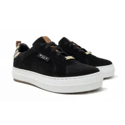 Walk London Sahara Sneaker Black / Zebra Discount