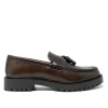 Walk London Sean Tassel Loafer Brown Leather Store
