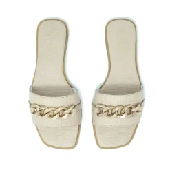Walk London St Tropez Chain Sandal Latte Flash Sale