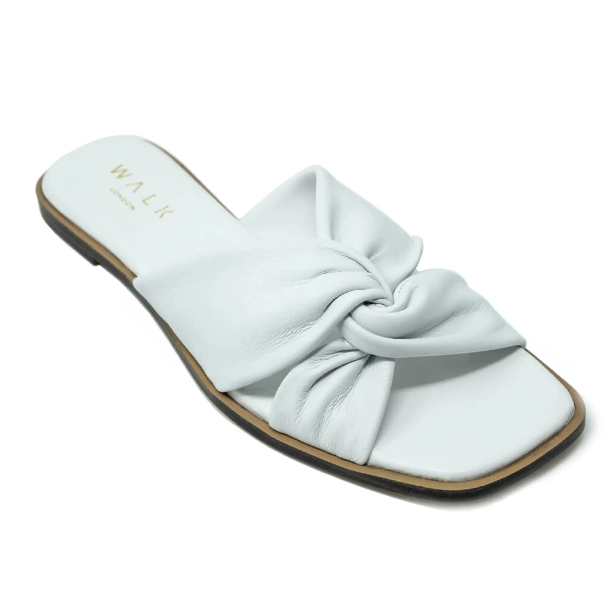 Walk London St Tropez Knot Sandal White Discount