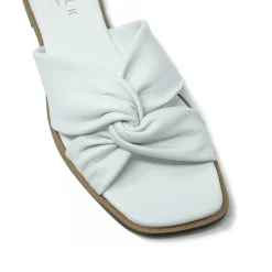 Walk London St Tropez Knot Sandal White Best Sale