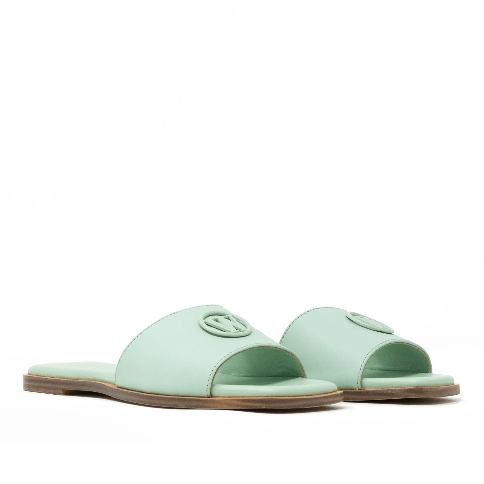 Walk London St Tropez Mono Trim Sandal Mint Fashion