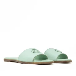 Walk London St Tropez Mono Trim Sandal Mint Sale