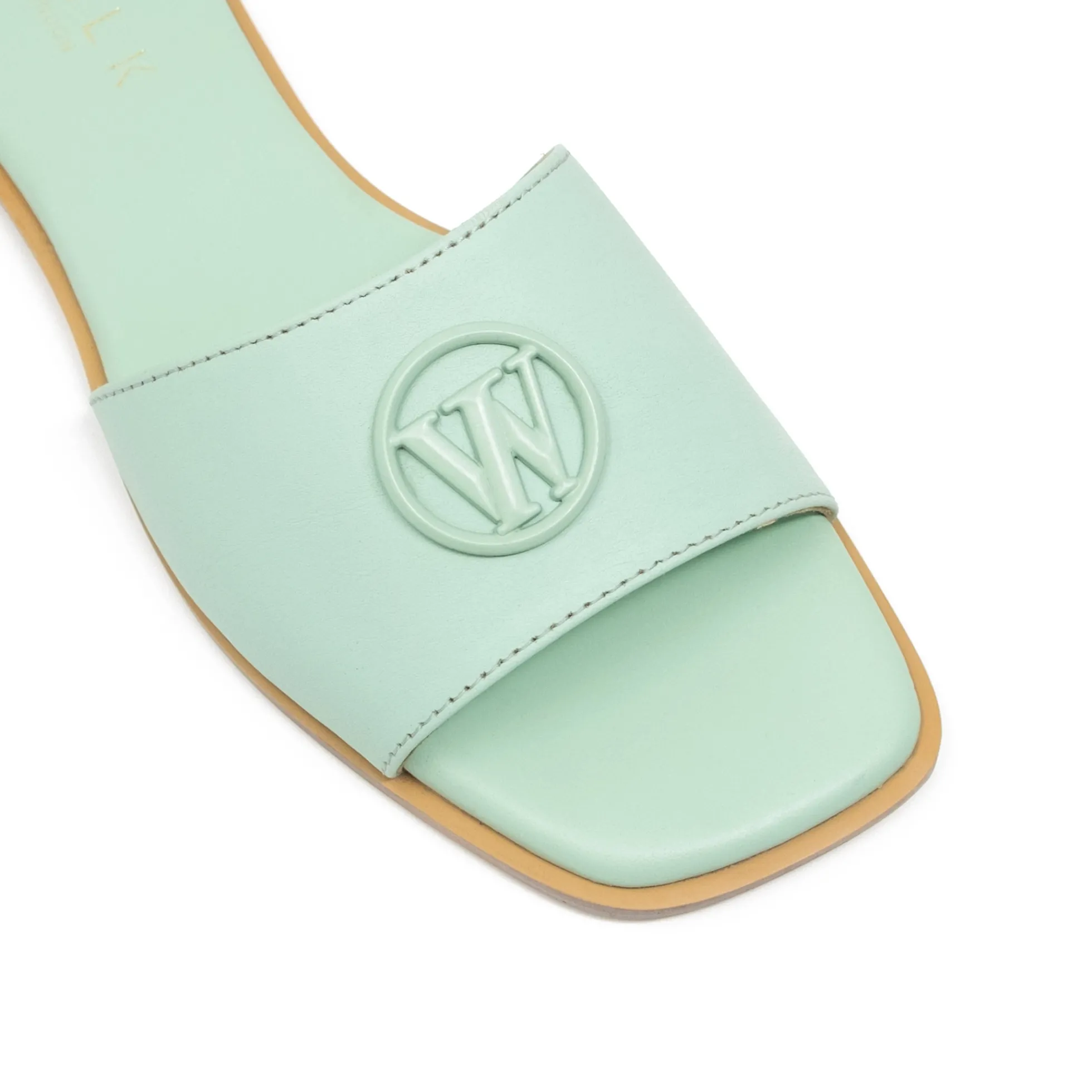 Walk London St Tropez Mono Trim Sandal Mint Sale