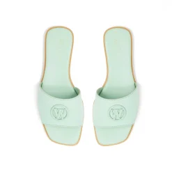 Walk London St Tropez Mono Trim Sandal Mint Fashion