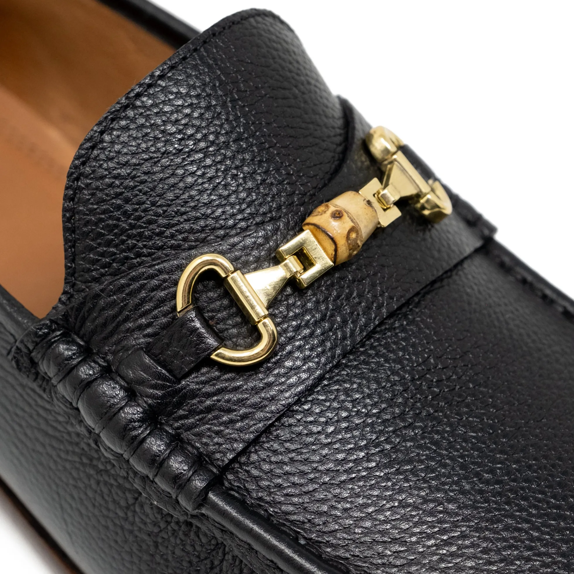 Walk London Tino Bone Loafer Black Leather Sale