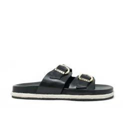 Walk London Valencia Sandal Black Outlet