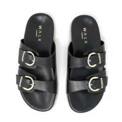 Walk London Valencia Sandal Black Shop