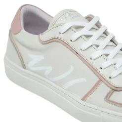 Walk London Valley Sneaker Off White & Nude Hot