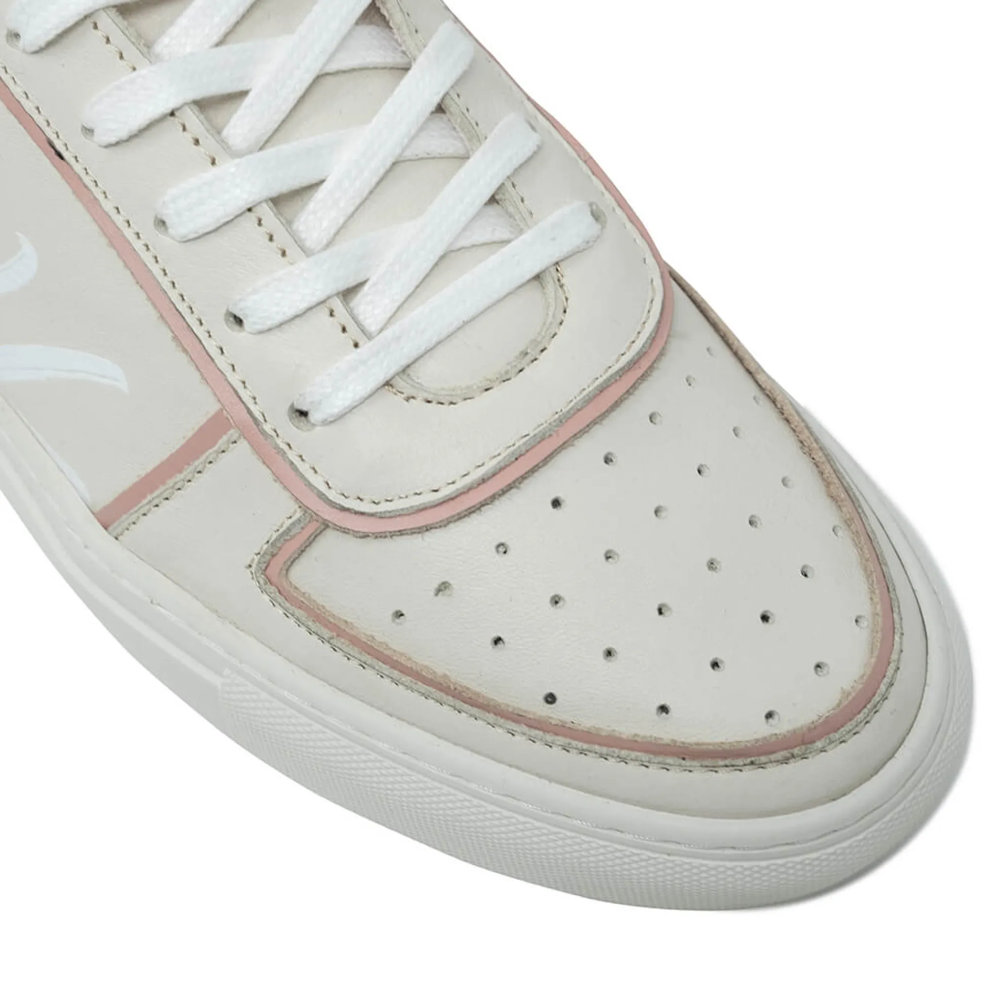 Walk London Valley Sneaker Off White & Nude Hot