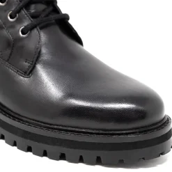 Walk London Vera Quilted Combat Boot Black Clearance